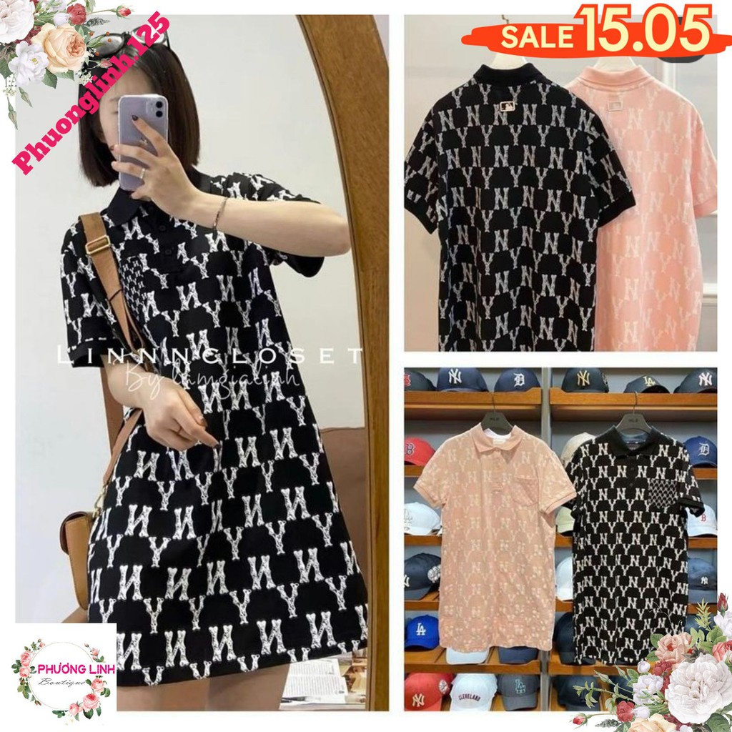 VÁY POLO CỔ BẺ 2M NHIỀU CHỮ NT CHO NỮ | BigBuy360 - bigbuy360.vn