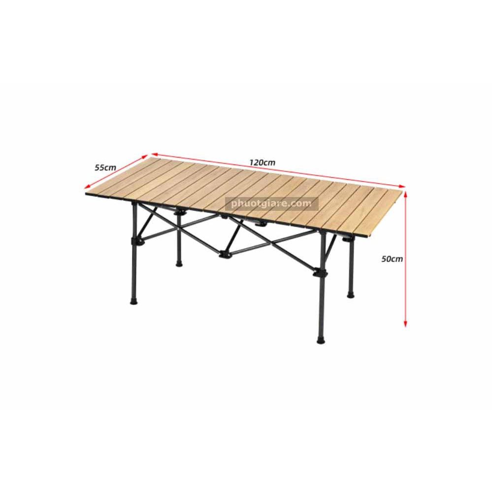 Bàn nhôm đa năng xếp gọn size lớn cắm trại du lịch phượt câu cá