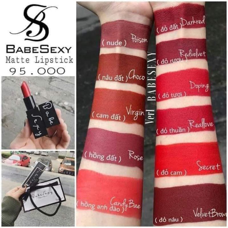 Son sáp babe sexy hàng thanh lý babesexy