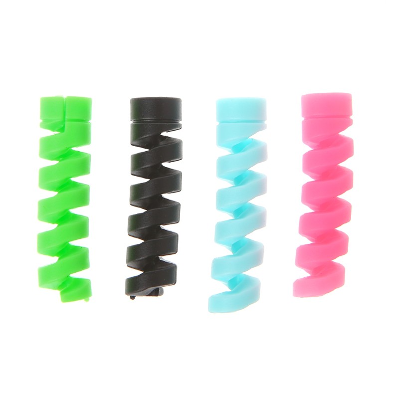 Bộ 4 dây silicone bảo vệ dây cáp