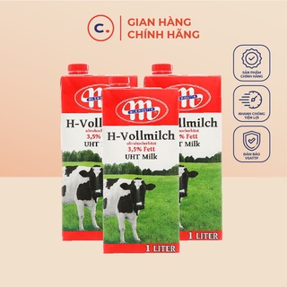 Sữa Tươi Tiệt Trùng Nguyên Kem H-Vollmilch UHT Độ Béo 3,5% 1000ml