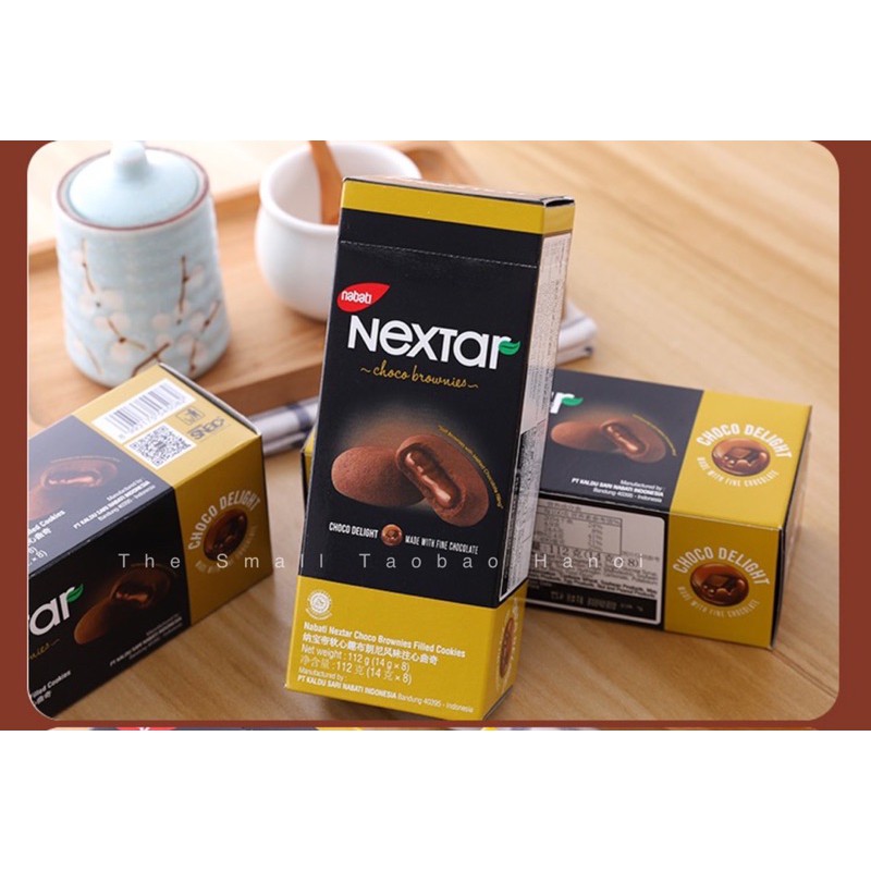 Bánh Nextar Nabaodi Brownie Chocolate tươi hộp 8 cái x 4 hộp