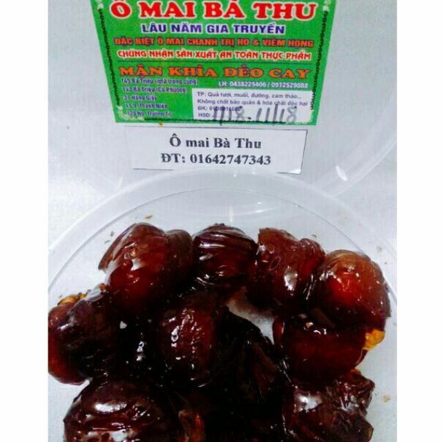 (HỘP 500G) Ô MAI MẬN KHÍA DẺO CAY + 🎁