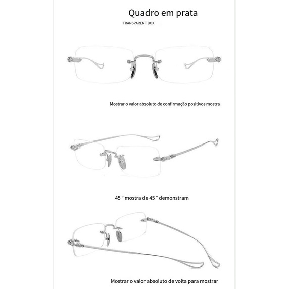 Kính Mát Không Gọng Siêu Nhẹ Không Gọng Màu Vàng Mới 2021 Phong Cách Hàn Quốc Thời Trang Cho Nam Và Nữ