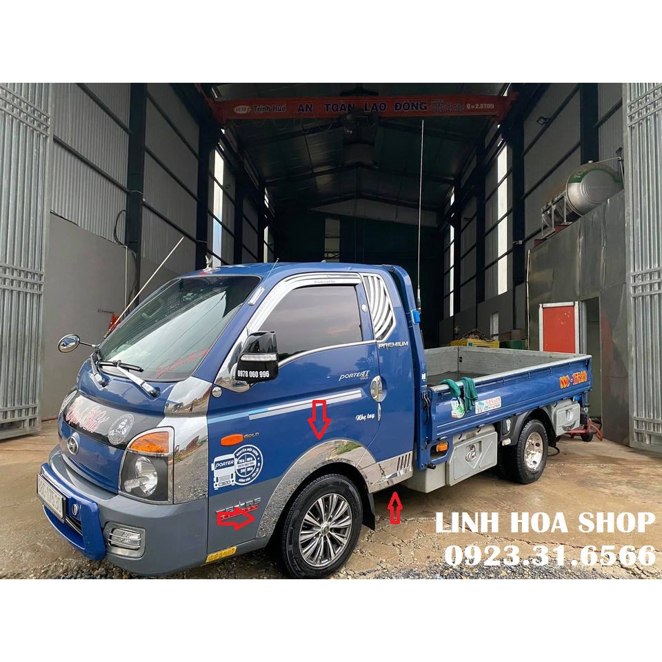 [HN] Ốp chân cánh cửa Hyundai Porter II, H100 Hàng Korea nhập khẩu