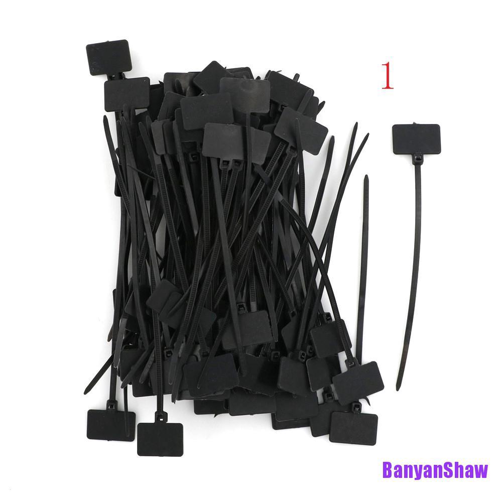 Set 100 Thẻ Đánh Dấu Dây Cáp Nguồn Rj45 Rj12 Tự Khóa Tiện Dụng | BigBuy360 - bigbuy360.vn