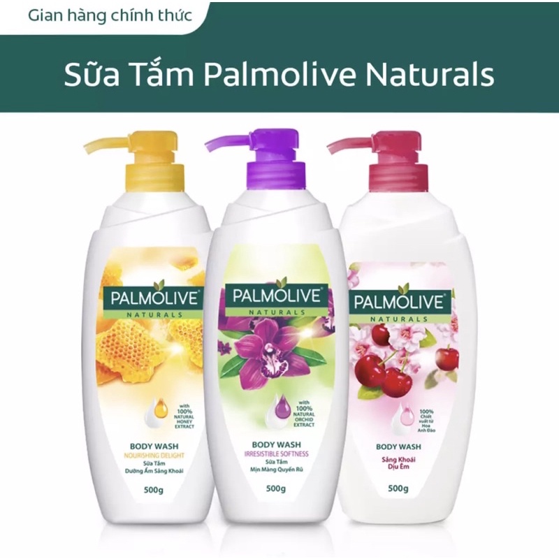 Sữa Tắm Palmolive Naturals Phong Lan/Hoa Anh Đào 500G