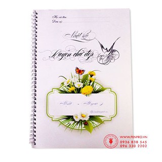 Chia Sẻ Lưu Sổ Nhật Ký Luyện Chữ Đẹp - Giấy Hoa Không Nhòe