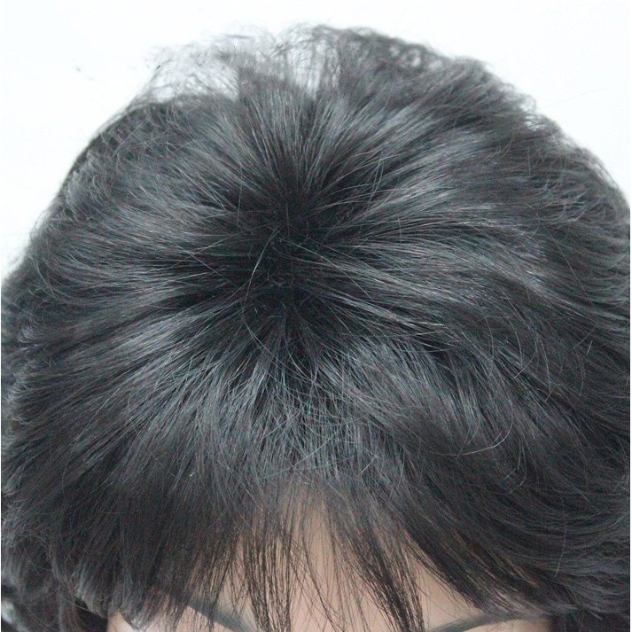 [ TẶNG KÈM LƯỚI VÀ LƯỢC ] Tóc giả nữ nguyên đầu cho người trung niên, tóc cho người lớn tuổi 9013