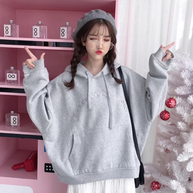 (ORDER-sẵn đen L) Áo hoodie ulzzang nỉ tay dơi never ending story | WebRaoVat - webraovat.net.vn