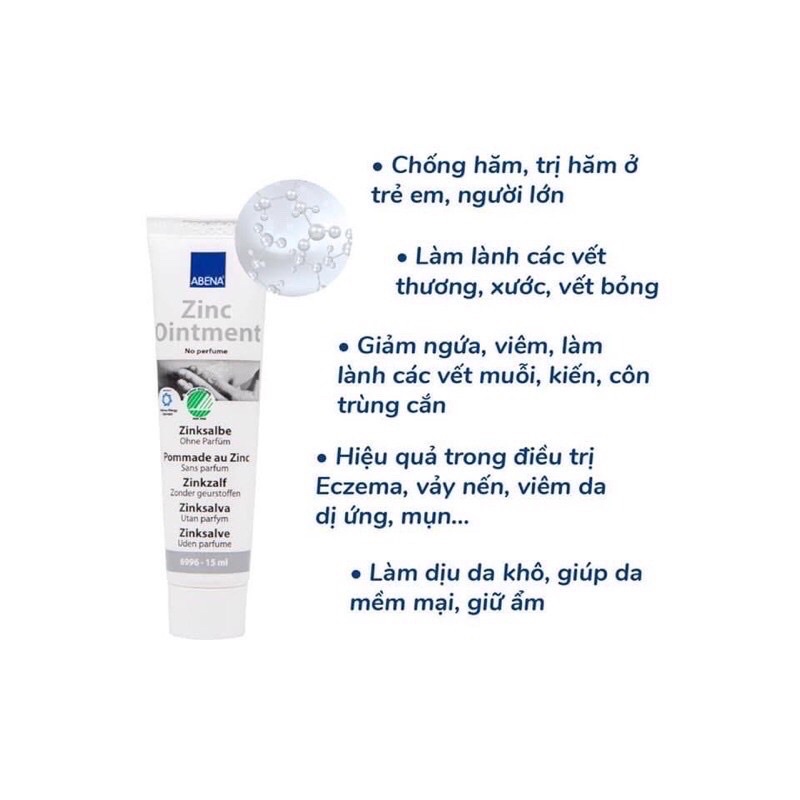 Kem làm dịu vết côn trùng cắn, chống hăm Abena [chính hãng sx Đan Mạch đạt tiêu chuẩn châu âu]