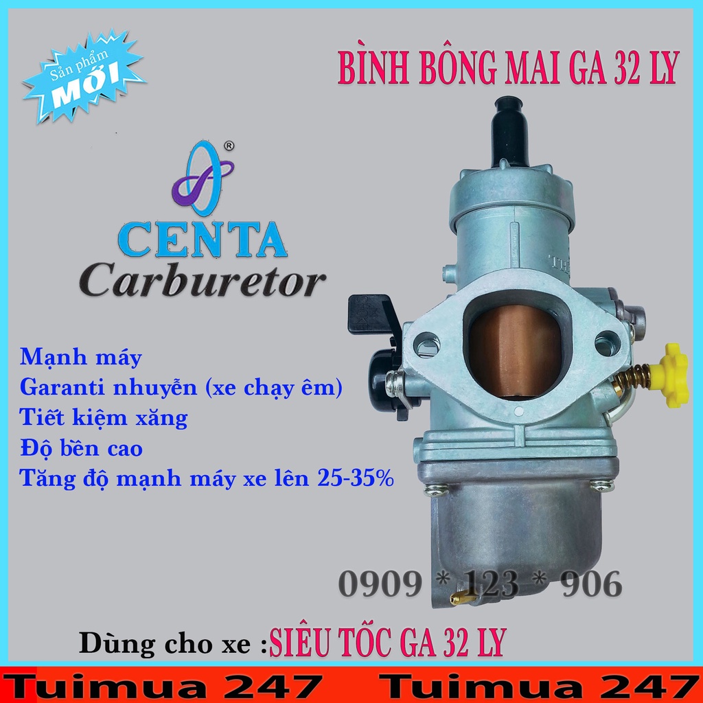 Bình Xăng Con  Centa 125 Ga 20 ly, Centa 150 Ga 24 ly, Centa 150 Ga 26 ly, Centa 175 Ga, SIÊU TỐC
