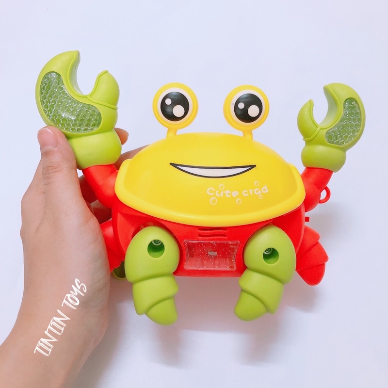 [ĐÈN-NHẠC-DI CHUYỂN] Đồ chơi cua pin dễ thương cho bé