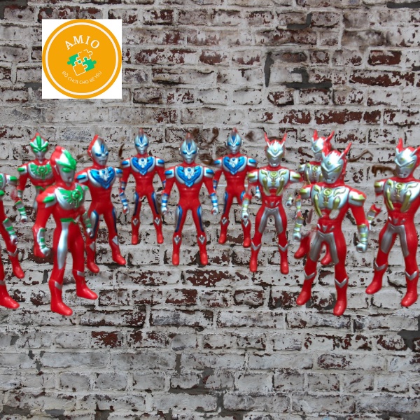 Siêu nhân đồ chơi cho bé trai siêu nhân gao, siêu nhân điện quang, 5 anh em siêu nhân, người nhện...