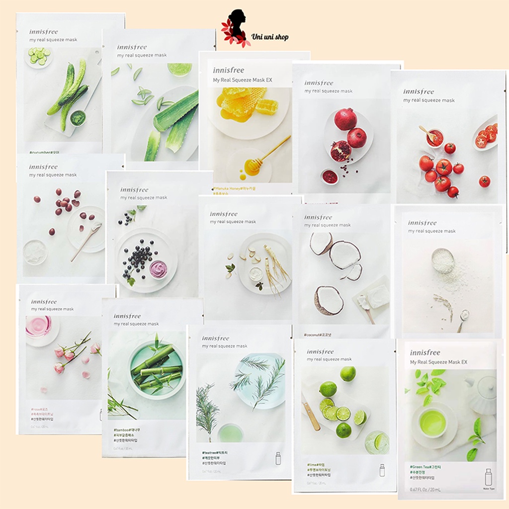 Mặt Nạ Giấy Innisfree My Real Squeeze Mask
