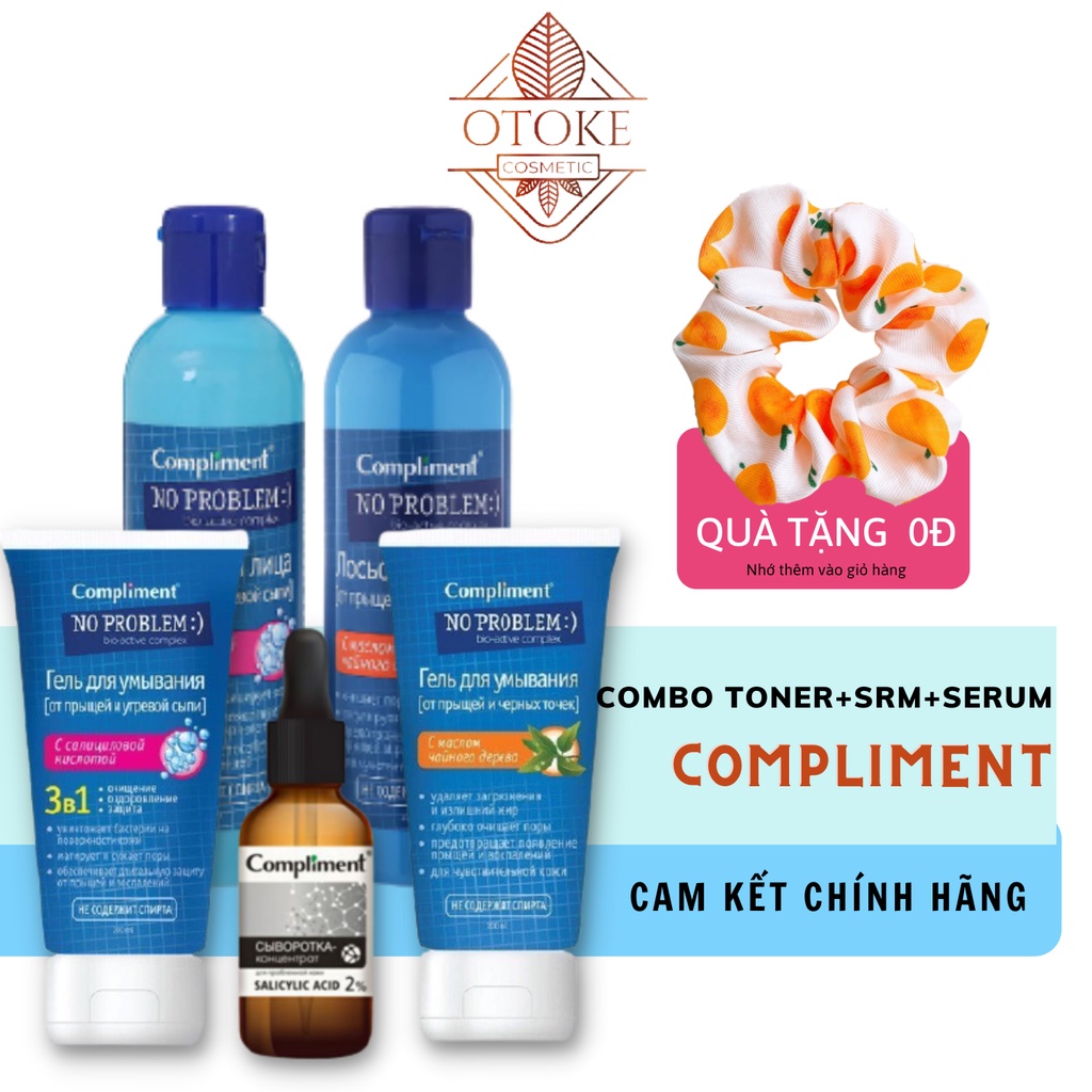 Combo 3 món Compliment srm+toner+serum