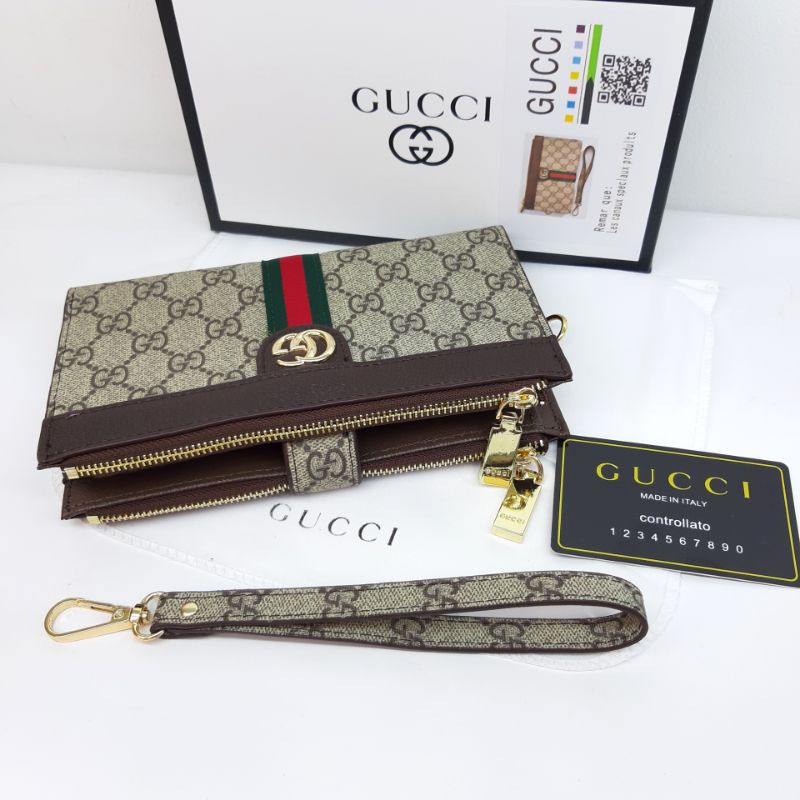 Ví 2 Dây Kéo Nhập Khẩu Cao Cấp HP + Hộp