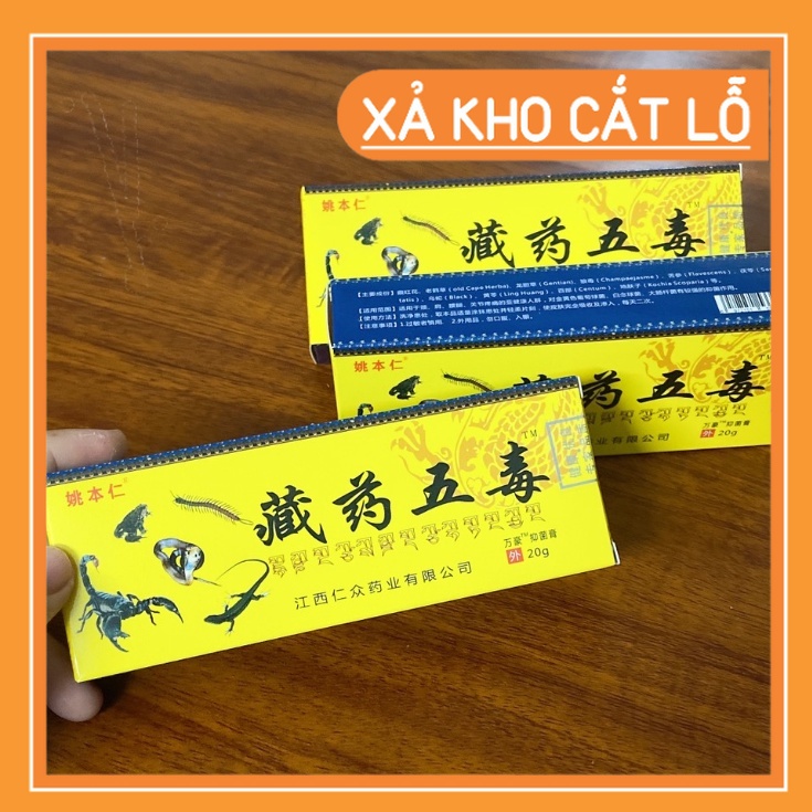 [cao xoa] Kem xoa bóp Ngũ Độc Tây Tạng hỗ trợ giảm đau nhức xương khớp -yen 165