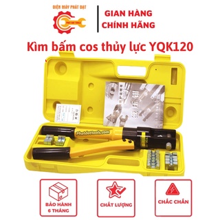 Kìm bấm cos thủy lực YQK120-Kìm bấm cốt thủy lực-Phạm vi ép 10 – 120 mm2-Bảo hành 6 tháng