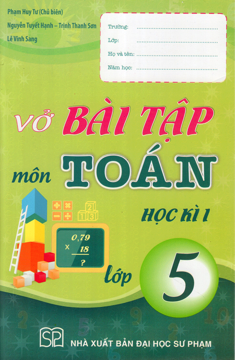 Sách Vở Bài Tập Môn Toán Học Kì 1 (Lớp 5)