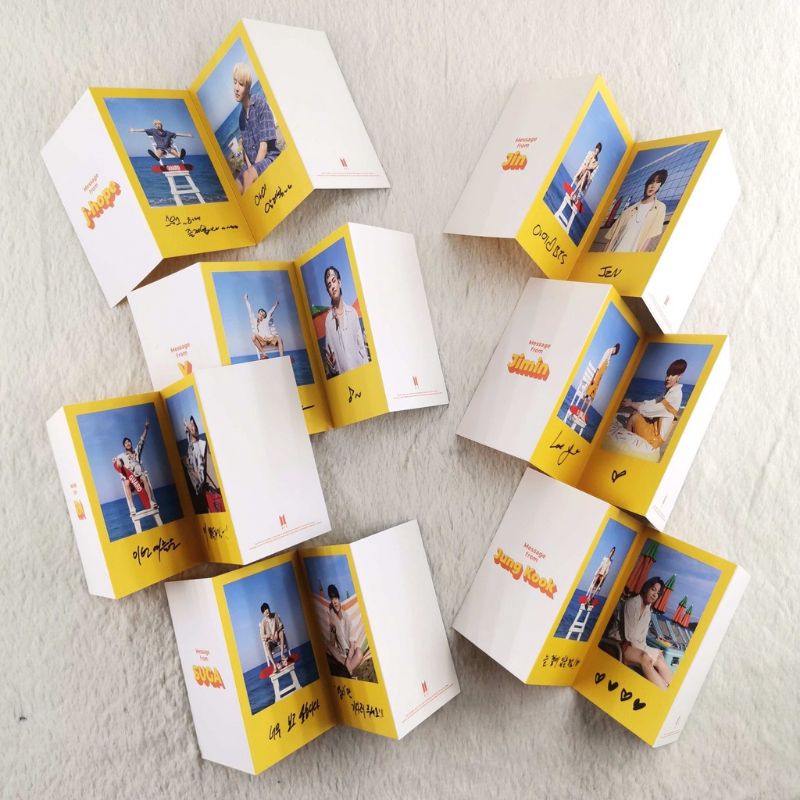 BTS ẢNH MESSAGE CARD TRONG BUTTER (HÀNG OFF, CÓ SẴN)