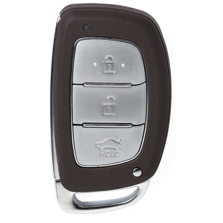 Bao da móc khoá bọc ốp chìa khóa xe ô tô Hyundai i10, Tucson, Elantra, da bò, nhiều màu, khâu thủ công Hyundai7