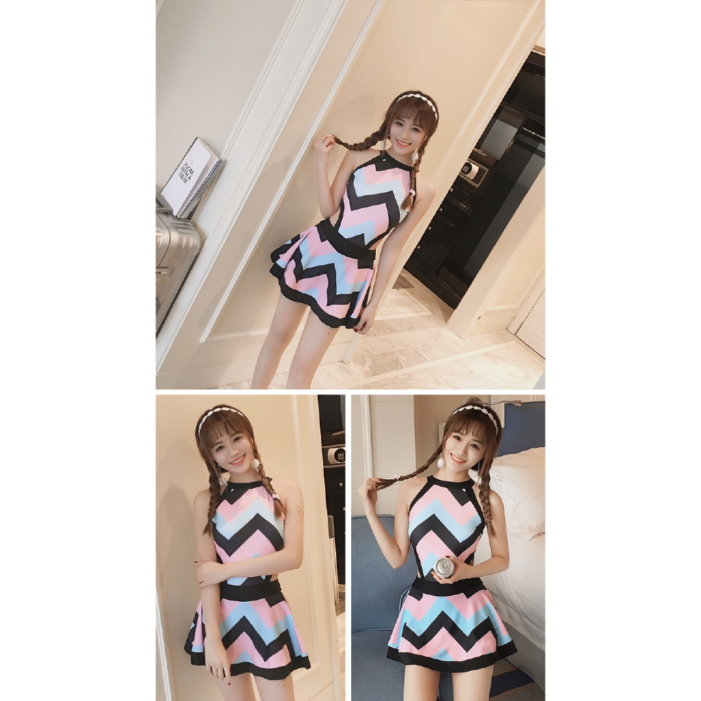 Bộ Đồ Bơi Nữ Liền Mảnh Dáng Váy Che Bụng Bộ Đồ Bơi Nữ Đẹp - Áo Bơi Dạng Váy | BigBuy360 - bigbuy360.vn