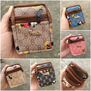 Móc khóa ba lô hình chuột Mickey 3 ngăn (Kt: 6×8cm)