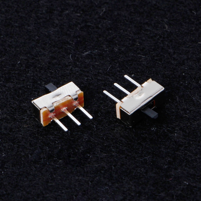 Set 10 Công Tắc Trượt 2 Vị Trí On / Off Spdt 1p2t 3 Pin Pcb Ss12D00G3