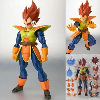 [Hàng có sẵn-Xả hàng tăng doanh số] Mô hình khớp cử động Dragon Ball SHF Vegeta Fighting Suit Bida cao 15cm