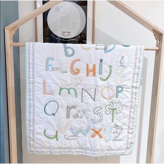 Chăn quilt chần thêu cho trẻ từ 2- 7 tuổi