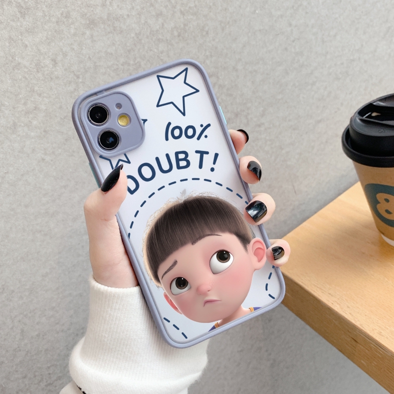 Ốp lưng iphone nhám boy girl 100% 5/5s/6/6plus/6s/6splus/7/7plus/8/8plus/x/xr/xs/11/12/pro/max/plus/ - Sale Sốc T6-5