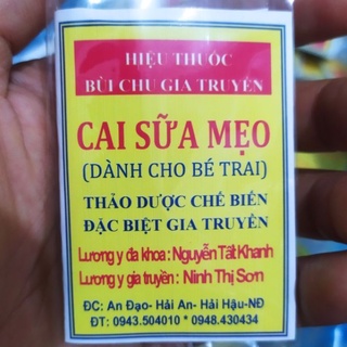 Combo 25 gói cai sữa cam kết hiệu quả