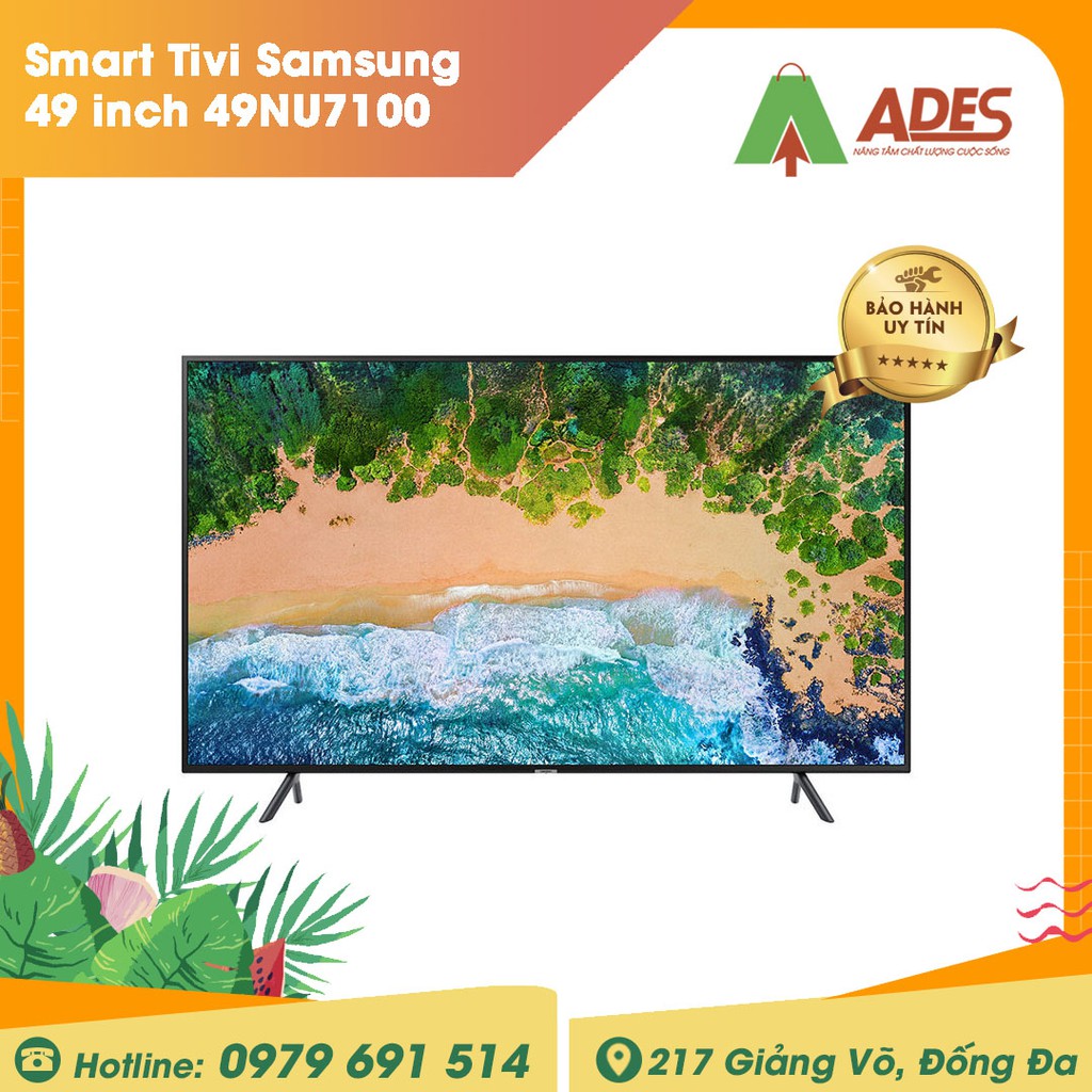 Smart Tivi Samsung 49 inch 49NU7100, 4K UHD, HDR