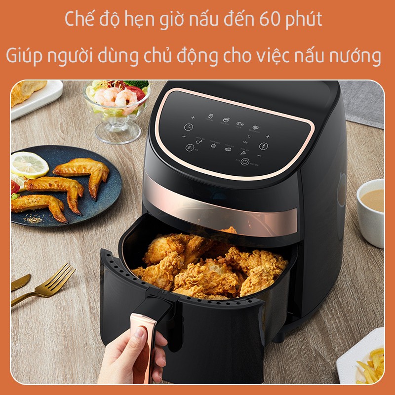 Nồi Chiên Không Dầu Xiaomi Deerma KZ100 Dung Tích 3L