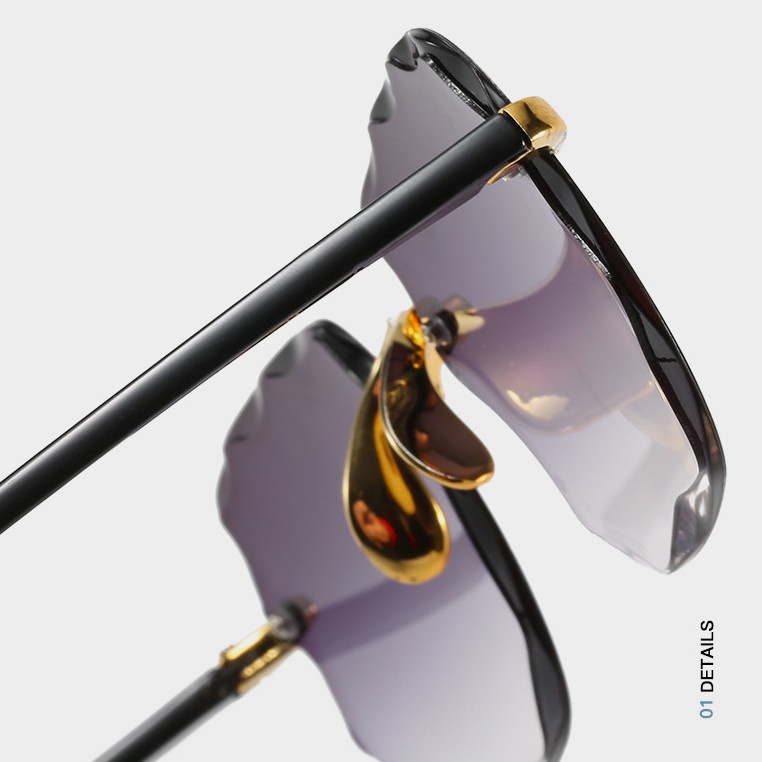 Kính Mát Gọng Vuông Lớn Phong Cách Hàn Quốc Dành Cho Nữ