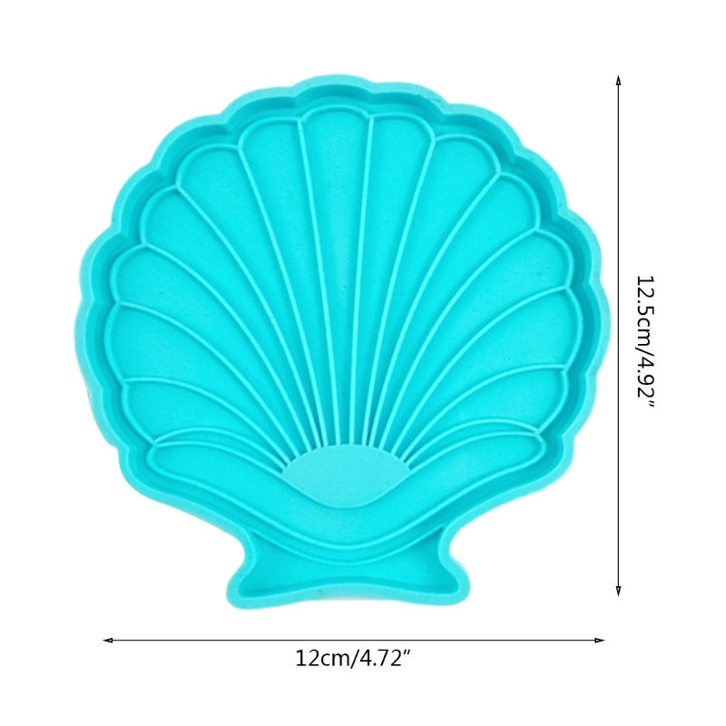 Khuôn Silicon Làm Đế Lót Ly Hình Vỏ Sò