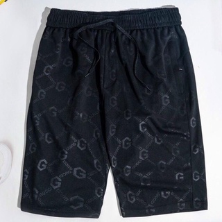 Quần short nam chun in hoạ tiết vải cotton co giãn