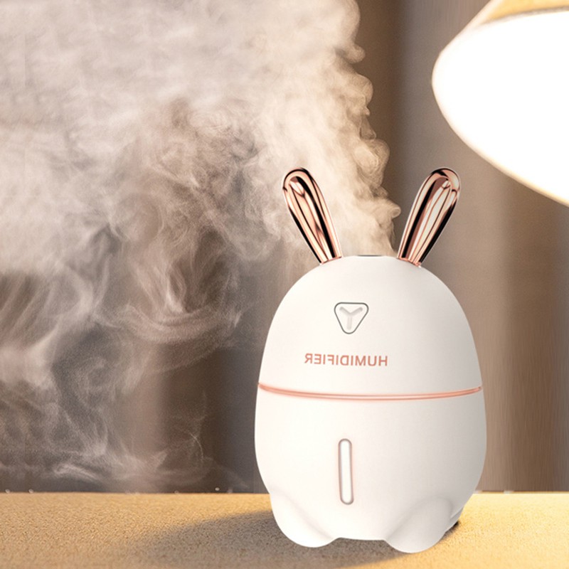 Máy phun sương Fnelse tạo độ ẩm thiết kế hình thỏ dễ thương 300ml