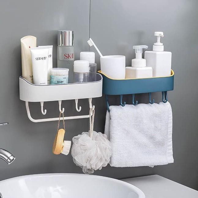 Kệ Đựng Đồ Dùng Gắn Tường Hình Vuông Đa Năng Tiện Dụng Cho Nhà Bếp / Nhà Tắm | BigBuy360 - bigbuy360.vn