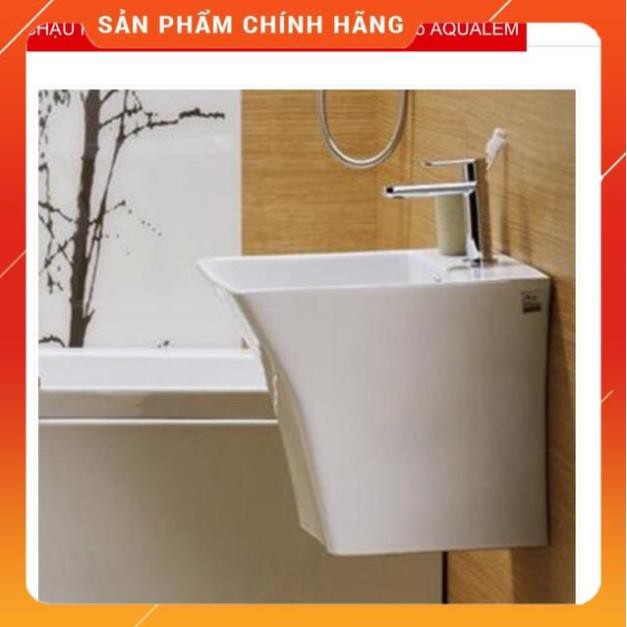 (SALE) Chậu rửa mặt , lavabo treo tường Aqualem FT6002