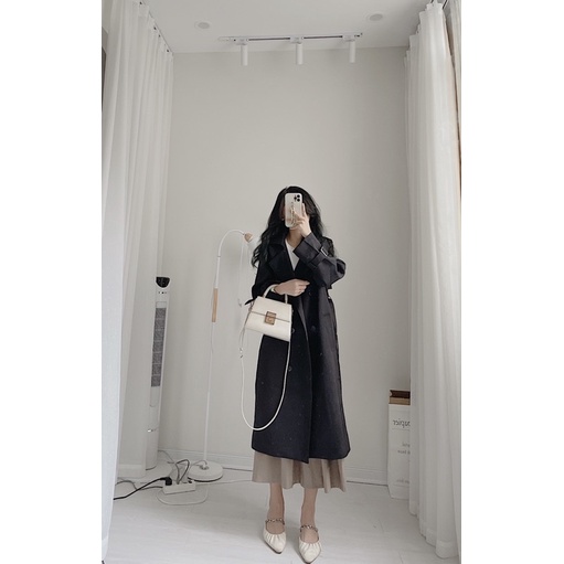 Măng tô dài chất đẹp dày dặn Samhyewear | BigBuy360 - bigbuy360.vn