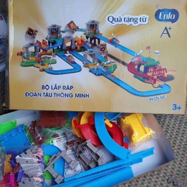 Bộ lắp ráp đoàn tàu thông minh cho bé