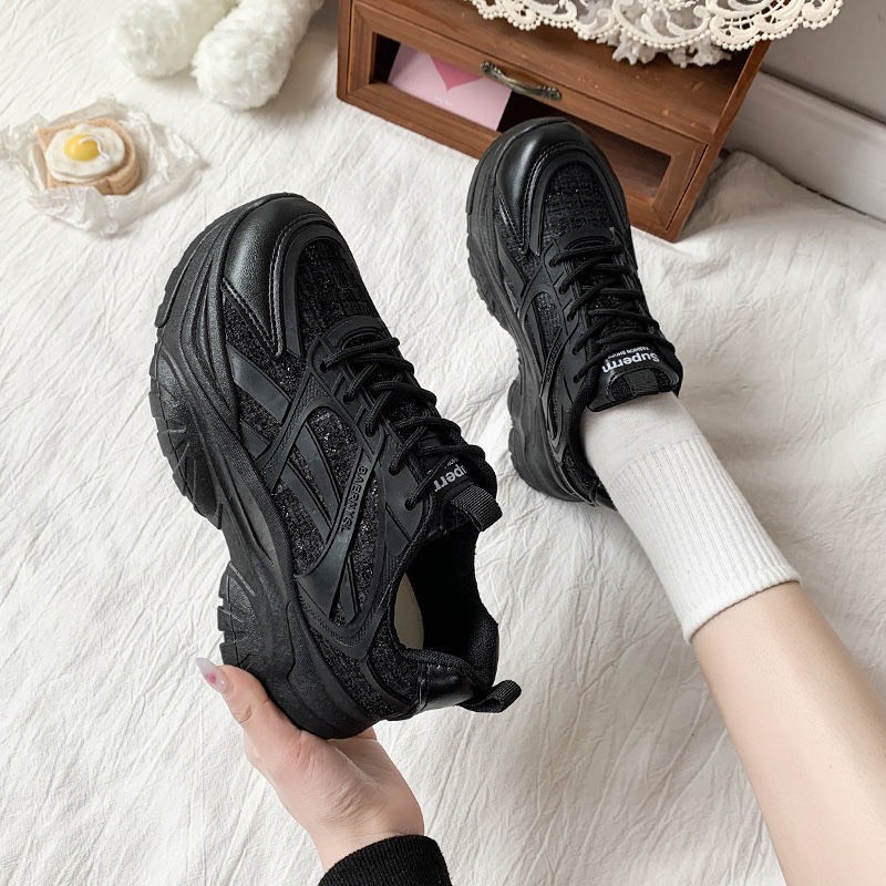 Giày MWC 0615 - Giày Thể Thao Nữ Đế Cao, Giày Sneaker Nữ 5CM Kiểu Dáng Trẻ Trung