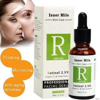 [Hàng mới về] Serum Retinol 2.5% Vitamin C 30ml Chống Nếp Nhăn Chống Lão Hóa Chăm Sóc Da Mặt