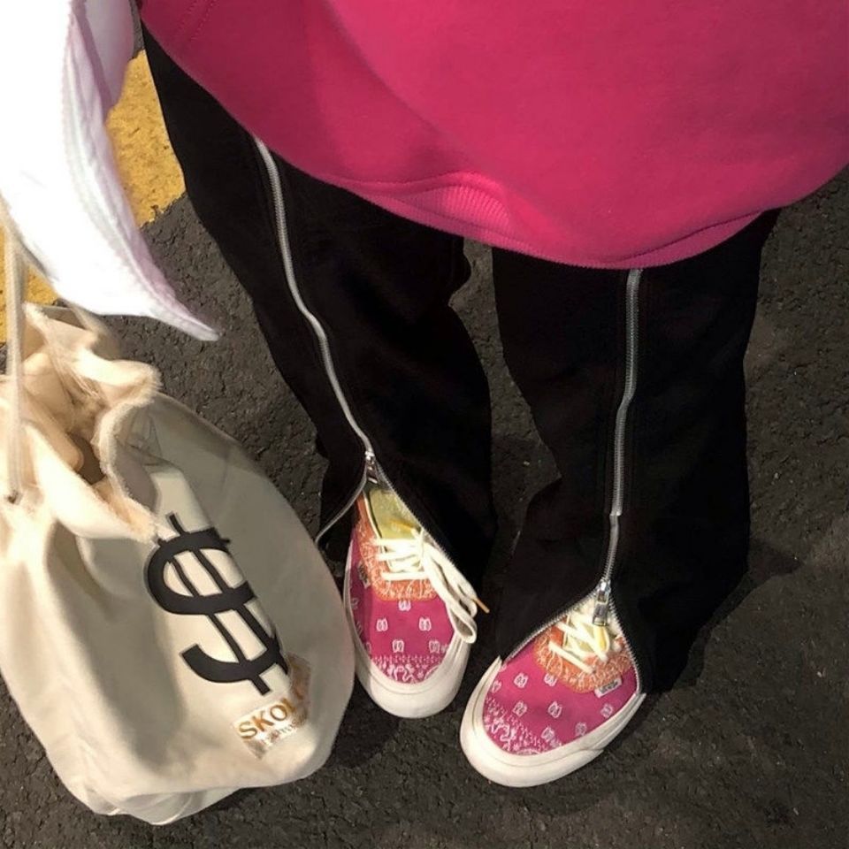 quần ống rộng Lưng Cao Phối Khóa Kéo Phong Cách Hàn Quốc Cho Nữ | BigBuy360 - bigbuy360.vn