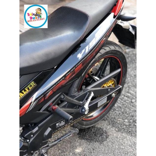 Tem rời ex 150 Y15zr đỏ đen Crom cao cấp chính hãng