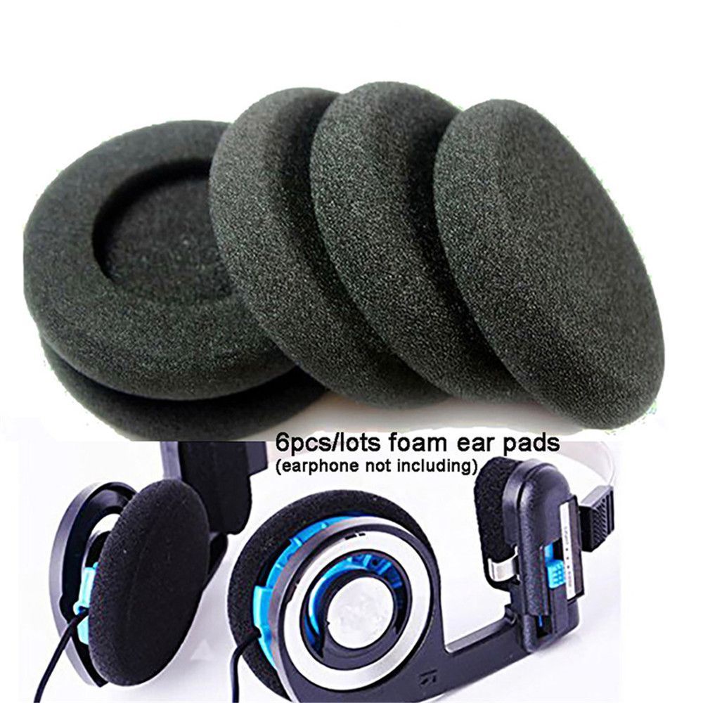 Set 10 miếng đệm tai nghe bằng xốp 50mm nhiều màu sắc tiện dụng