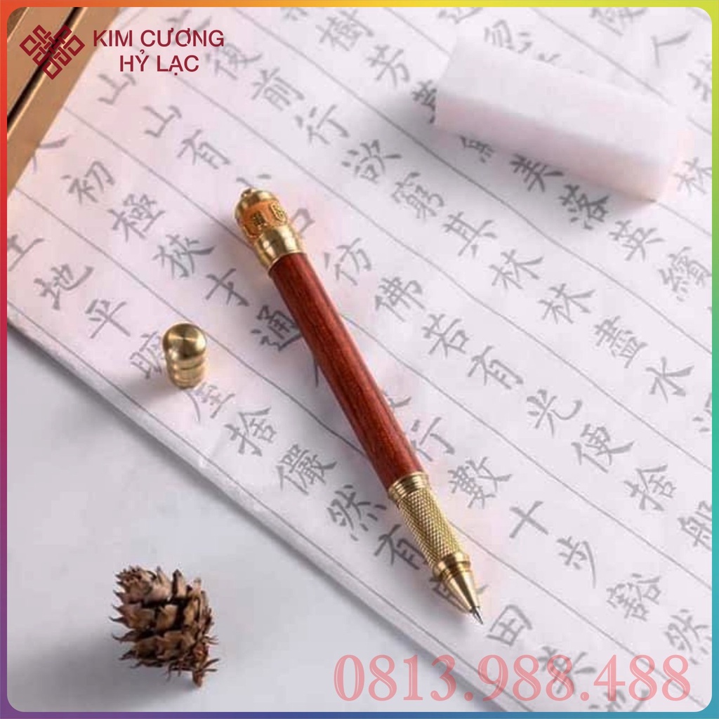 Kinh Luân Cầm Tay Tây Tạng- Bút Kinh Luân [Kim Cương Hỷ Lạc] Xoay Được Đầu Bút