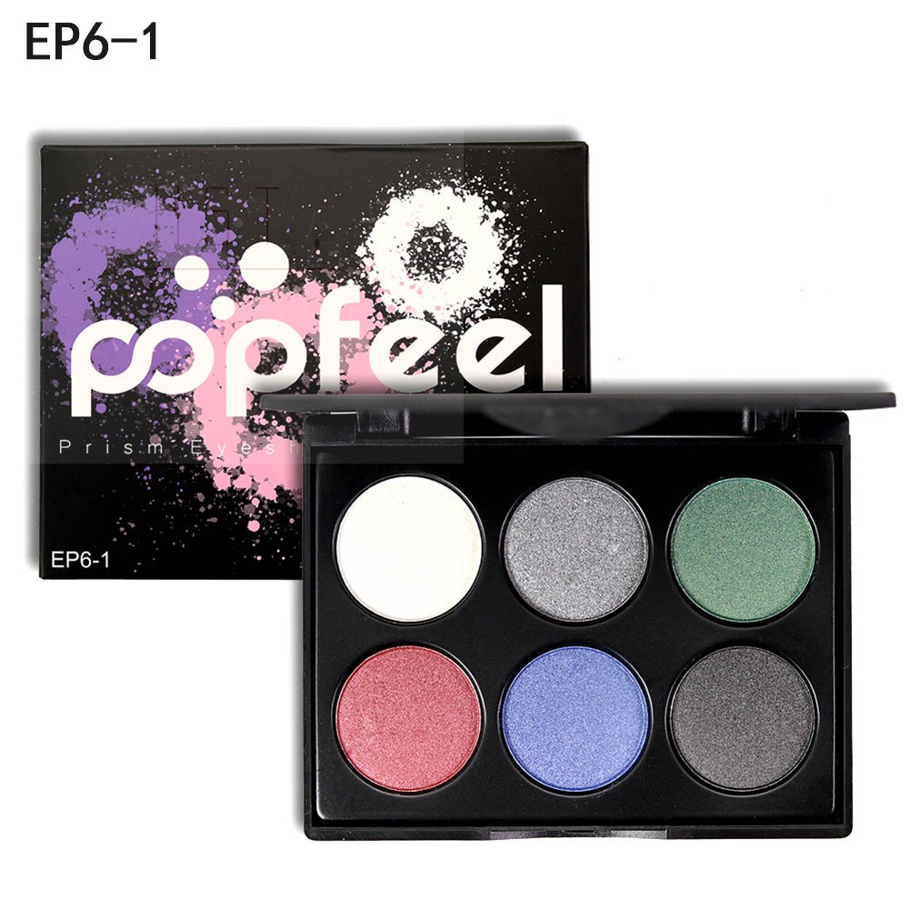 (Hàng Mới Về) Bảng Phấn Mắt 6 Màu Lấp Lánh Nhung Mịn Không Thấm Nước | BigBuy360 - bigbuy360.vn
